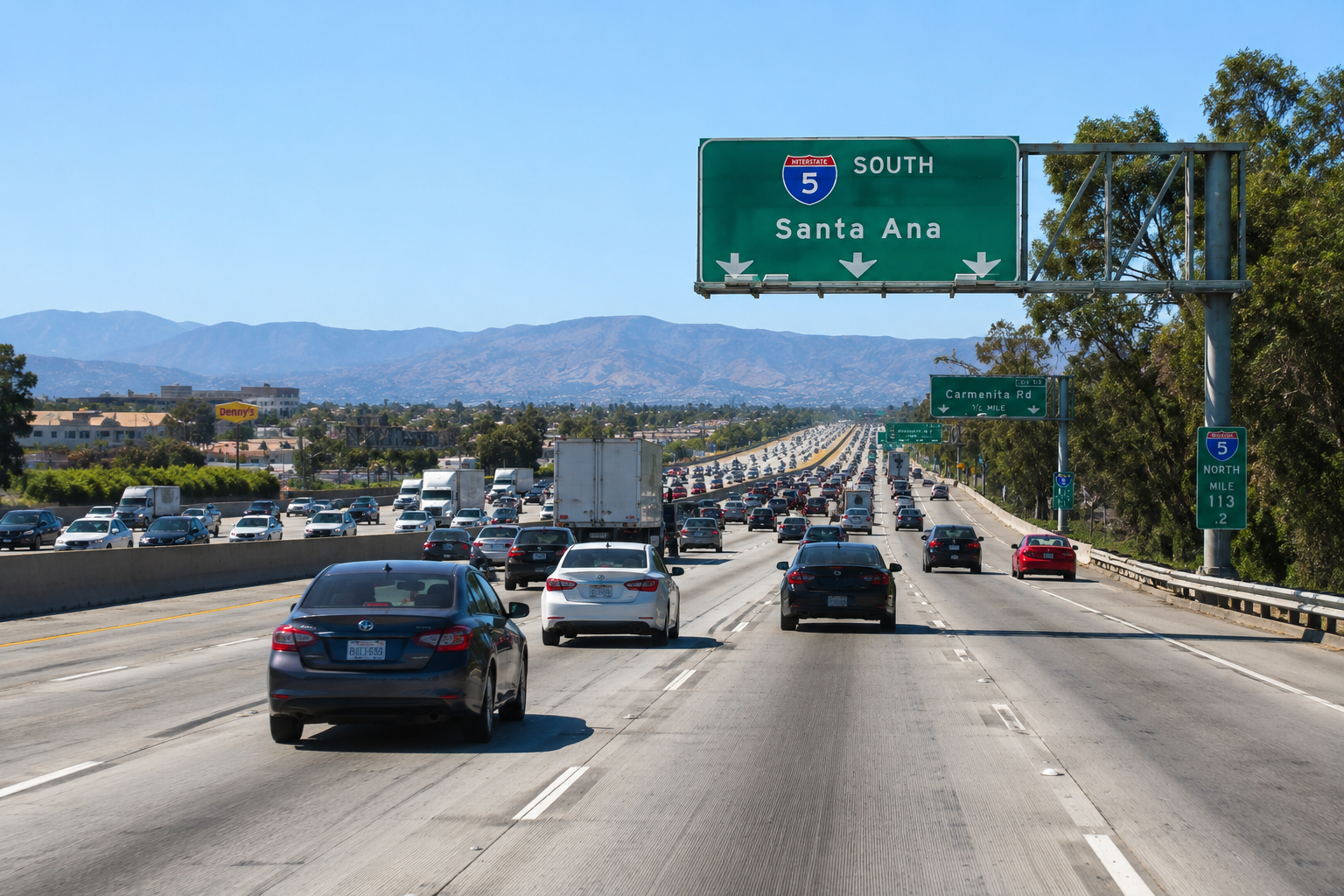 California Freeway Accident