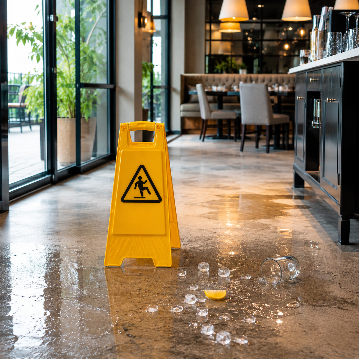 california resturant accident