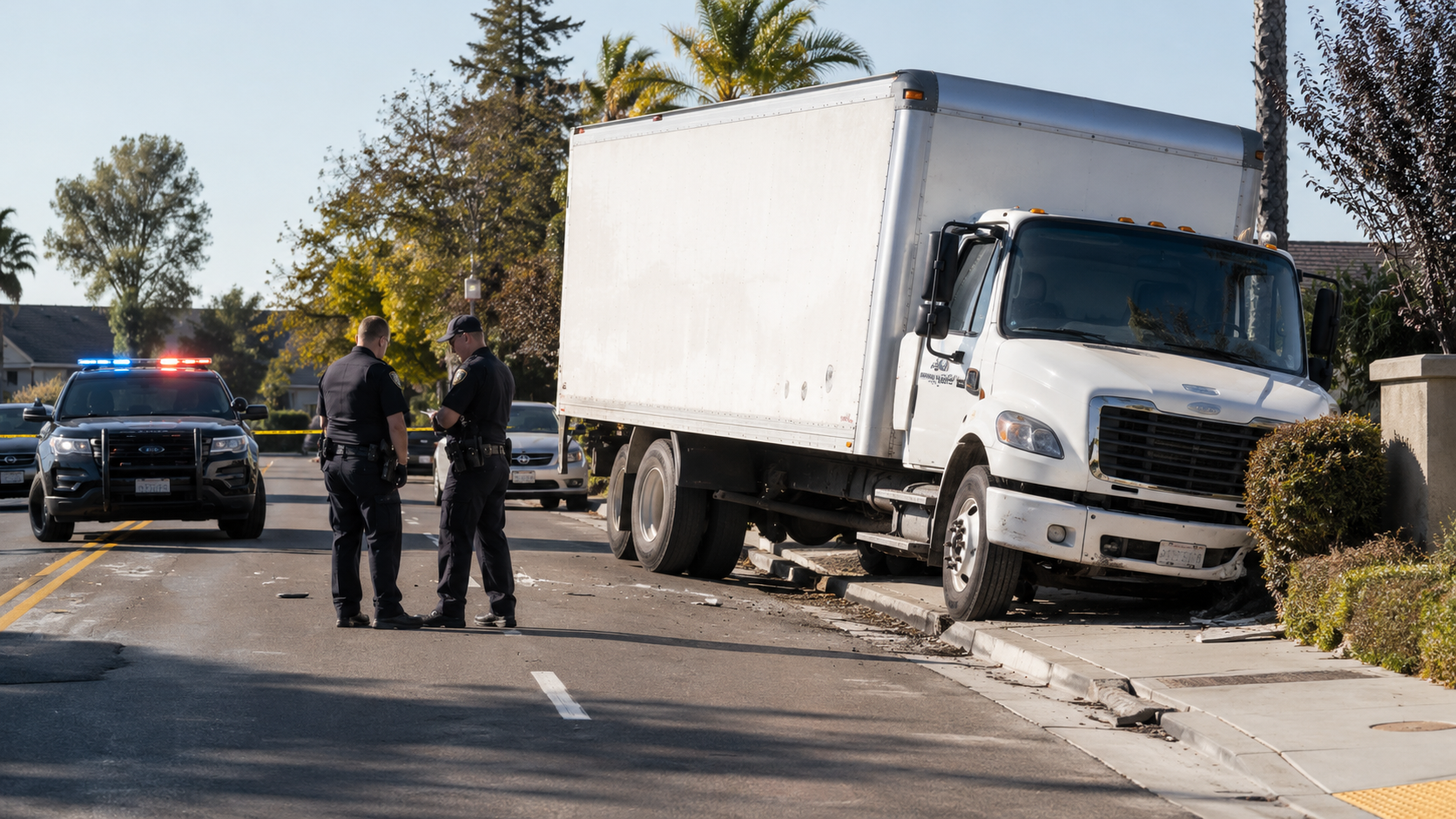Delivery Truck Accident