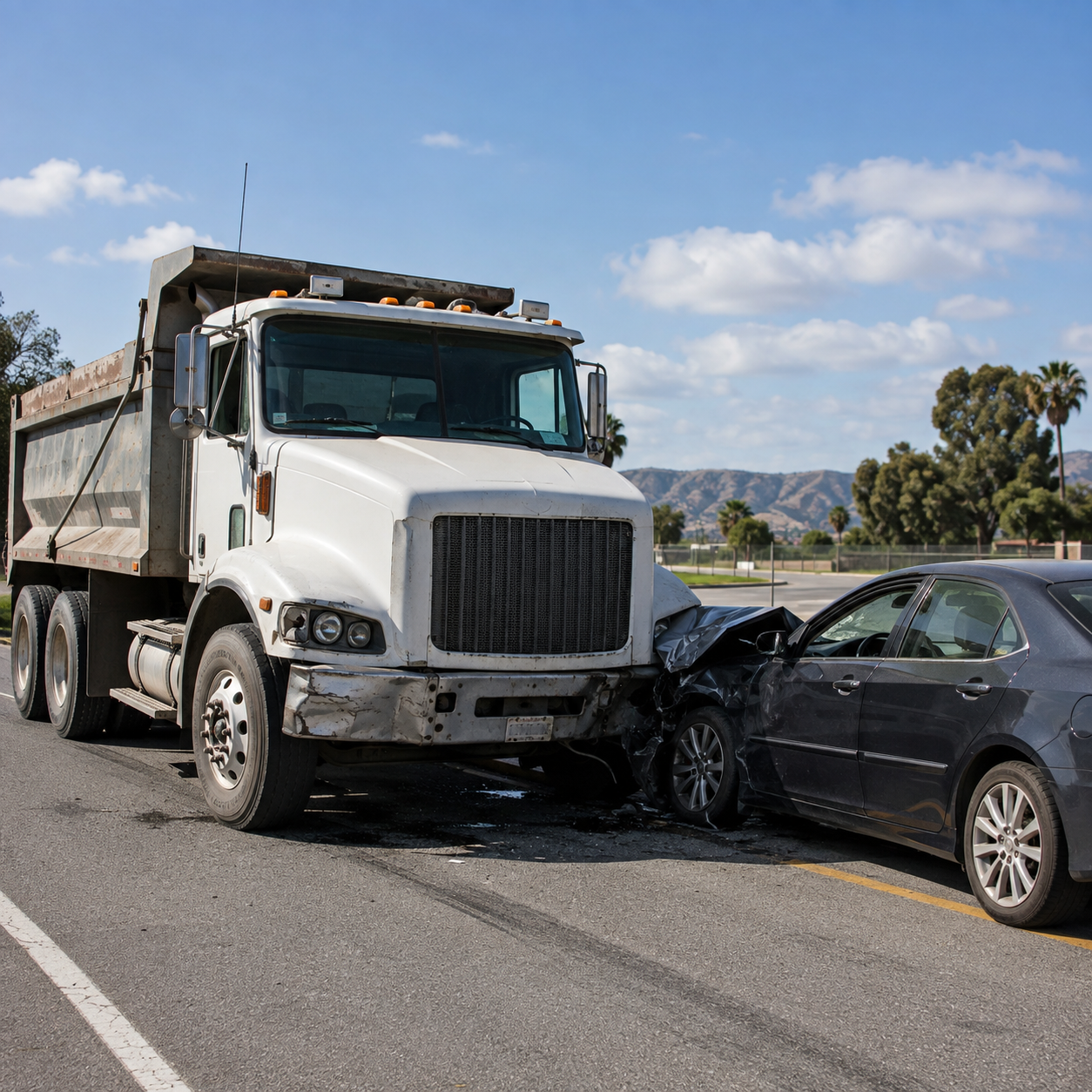Dump Truck Accident