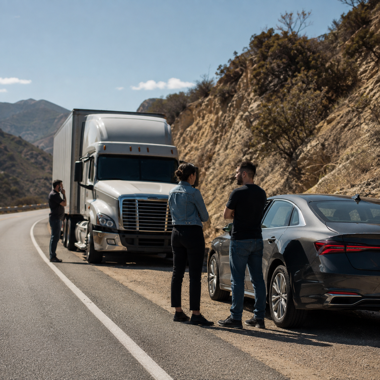 california truck accident